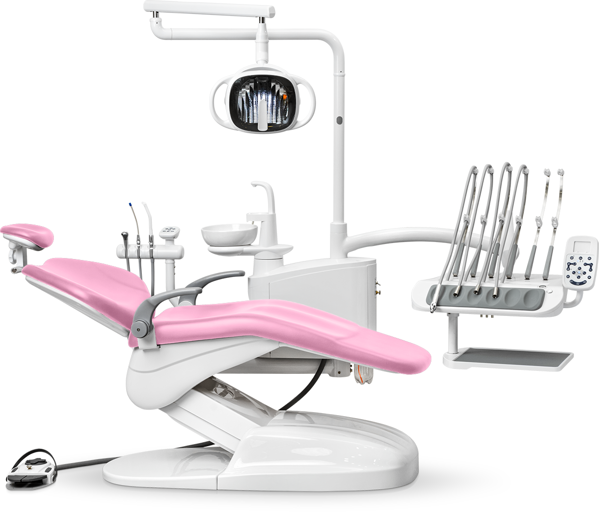Стоматологическая установка Safety C2 верхняя подача, Розовый