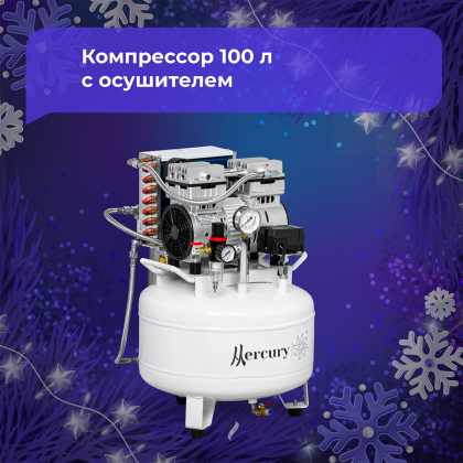 Компрессор 100л с осушителем